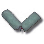 Salper 80SCLA001 Wool Roller Support Белая  White