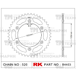 Звезда для мотоцикла ведомая B4403-50 RK Chains