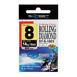 Sunset 88ASRD012 Wirbels Вертлюги Черный  Black 12 (7 Kg) 