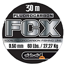 Купить Asari LAFX37 FCX Fluorocarbon 50 M Черный  Clear 0.370 mm  7ft.ru в интернет магазине Семь Футов
