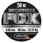 Asari LAFX37 FCX Fluorocarbon 50 M Черный  Clear 0.370 mm 