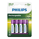 Купить Philips R6B4A130/10 R6B4A130 Pack Аккумуляторы типа АА Silver 7ft.ru в интернет магазине Семь Футов