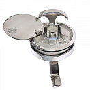 Поднимите и поверните заподлицо защелку с крышкой