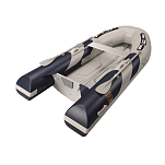 Жёсткая надувная лодка РИБ из ПВХ с алюминиевым днищем Vetus Frontier VR240B 42 кг 240 x 164 см
