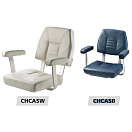 Купить Судовое кресло Vetus V-quipment Skipper CHCASW 590 x 535 x 595 мм белое поставляется без стойки 7ft.ru в интернет магазине Семь Футов