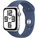 Купить Apple MXEQ3QL/A  Watch SE GPS 44mm Sport Band Серебристый Silver Aluminium / Denim S-M 7ft.ru в интернет магазине Семь Футов
