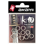 Akami 300040 KA-101 Кольца Серый  Silver 7.5 mm 