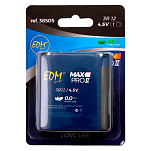 Edm 38505 R12 4.5V Стек Колба Голубой  Silver