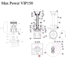 Купить Держатель позиционного переключателя Max Power 311351 для ПУ VIP 150 7ft.ru в интернет магазине Семь Футов