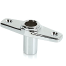 Монтажная розетка для уключины / хромированная латунь