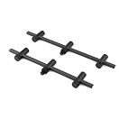 Купить Fox international CBB044 Сигнализатор поклевки для держателя удилища Black Label Carbon Adjustable 3 Секции Серебристый Black 220-250 mm 7ft.ru в интернет магазине Семь Футов