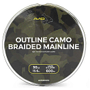 Купить Avid carp A0560011 Outline Плетеный 300 m Зеленый  Camo 30 Lbs  7ft.ru в интернет магазине Семь Футов