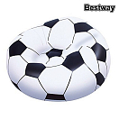 Купить Bestway 75010 Football Chair Воздушный стул  White / Black +6 Years 7ft.ru в интернет магазине Семь Футов