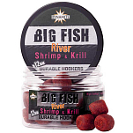 Dynamite baits 34DBDY1360 Big Fish River Durable Hookbaits Shrimp And Krill 75g Коричневый Brown 12 mm 