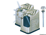 Канистра для топлива из полированной нержавеющей стали объем 20л 350x170x473 мм, Osculati 18.348.20