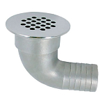 Goldenship GS30306 90º Слив кокпита Сталона Серебристый Grey 1 1/4´´ 