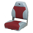 Купить Wise seating 144-8WD588PLS661 High Back Boat Seat Серый  Grey / Red 7ft.ru в интернет магазине Семь Футов