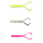 Mustad AJW-CHK-1.7-007-12 Aji Chiki-Chiki Мягкая приманка 43 mm White Glow Glitter