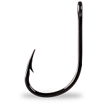 Mustad 10829NP-BN-10/0-336 Ultrapoint Big Gun Колючий Одноглазый Крючок 25 единицы измерения Черный Black Nickel 10/0 