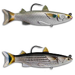Live target MUS120MS716 Кефаль Swimbait 115 mm 28g Золотистый Silver