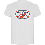 Kruskis CA66900501C072 Футболка с коротким рукавом Fresh Lobster ECO Белая White 2XL
