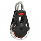 RONSTAN 65546101 Одиночный блок Orbit Ratchet с текстильной петлей / 8 мм / шарикоподшипник