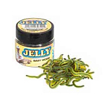 Benzar mix 79475084 Jelly Baits Детский червь Желтые пластиковые черви Золотистый