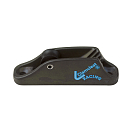 Купить Стопор щелевой с направляющим роликом Clamcleat Racing Junior CL236AN 82x18x25мм из анодированного алюминия для тросов Ø3-6мм 7ft.ru в интернет магазине Семь Футов
