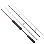 Daiwa NJSP664LFSECF Ninja SP Tsuki Спиннинговая Удочка Серебристый Grey / Red 1.98 m 