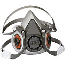Купить 3M 71-6200 6000 Респиратор с половинной маской серии Серый M  7ft.ru в интернет магазине Семь Футов