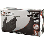 Ammex gloves 674-GPNB46100 Нитриловая перчатка 100 Единицы Черный Black L 