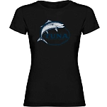 Kruskis 11502309xxlc065 Футболка с коротким рукавом Tuna Fishing Club Black 30x25x2 2XL