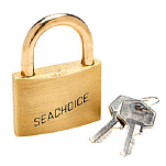 Seachoice 50-37201 Body Padlock Золотистый  Solid Brass 32 mm 