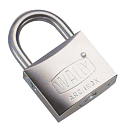 Купить Wally 5050017 Замок с коротким бантом Серебристый Grey 40 mm  7ft.ru в интернет магазине Семь Футов