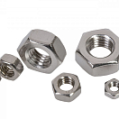 Шестигранные гайки V4A, упаковка по 100 шт. / Диаметр резьбы: M6