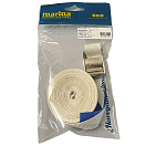 Купить Marina performance ropes 1210-TI Нержавеющая сталь 4 M Пряжка Веревка Белая White 25 mm  7ft.ru в интернет магазине Семь Футов
