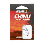 Asari ACP-18 Chinu Pro Series Крюк Серебристый  Black Nickel (10 pcs) 18 