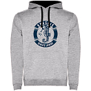 Купить Kruskis SU1067055802C056 Толстовка с капюшоном Seahorse Two-Colour Серый Heather Grey / Black 2XL 7ft.ru в интернет магазине Семь Футов
