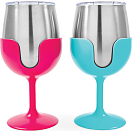 Купить Camco 17-51915 Кубок вина Голубой  Blue / Pink 7ft.ru в интернет магазине Семь Футов