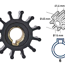 Крыльчатка для бензинового двигателя Volvo Penta AQ150/AQ190/AQ240