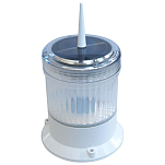 Dock edge 686-96268F Pile Cap Solar Док огни Серебристый