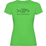 Kruskis 11502280xxls008 Футболка с коротким рукавом Simply Fishing Addicted Light Green 30x25x2 2XL