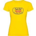 Kruskis 11502302mc075 Футболка с коротким рукавом Fresh Crab Yellow 30x25x2