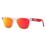 Oakley OJ9009-0848 Frogskins XXS Prizm Молодежные солнцезащитные очки Matte Clear Prizm Ruby/CAT3