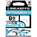Купить Lineaeffe 7660412 Roach Связанные Крючки Серый Black 12  7ft.ru в интернет магазине Семь Футов