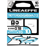 Lineaeffe 7660412 Roach Связанные Крючки Серый Black 12 