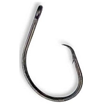 Kali kunnan 8413887974555 152-BN Tuna Circle Крючки С Одним Глазком Серебристый Black Nickel 6/0