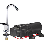 Johnson pump 189-61123 Водяной насос WPS ˆ Faucet Combo Серебристый 12V 1.1 GPM 