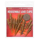 Купить ESP ETALCL009CO Adjustable Свинцовые зажимы Золотистый Camo Brown 7ft.ru в интернет магазине Семь Футов