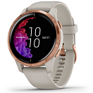 Купить Garmin 010-02173-22 Venu Часы Бежевый  Light Sand / Rose Gold 7ft.ru в интернет магазине Семь Футов